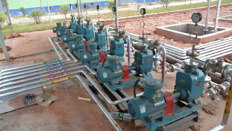 防爆柴油卸車泵用戶現場 防爆柴油卸車泵用戶現場