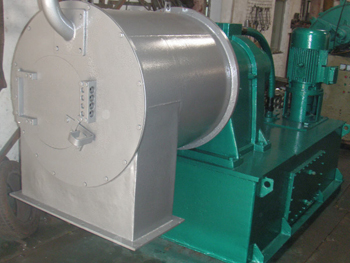 離心機螺桿油泵用戶現場