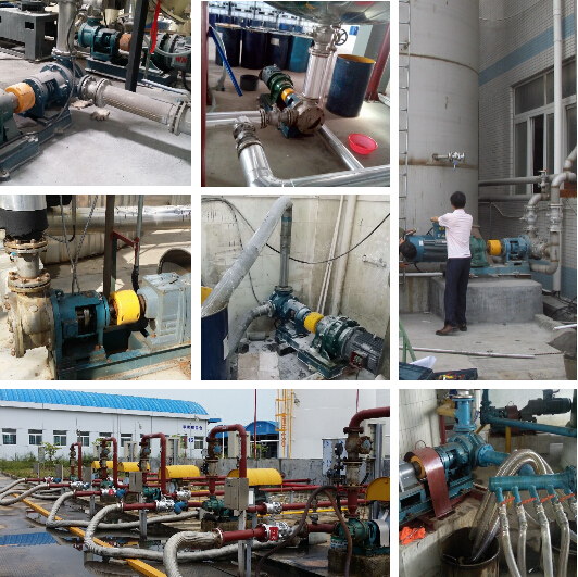 高粘度化工泵用戶現場圖 高粘度化工泵用戶現場圖