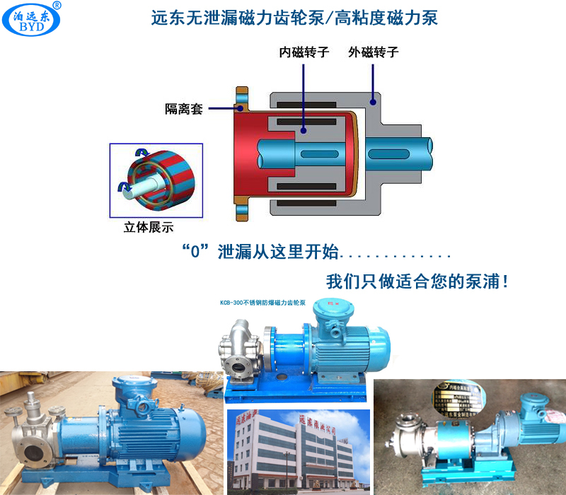 高粘度磁力齒輪泵 高粘度磁力齒輪泵