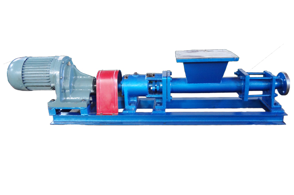 單螺桿泵(帶喂料推進器) 單螺桿泵(帶喂料推進器)